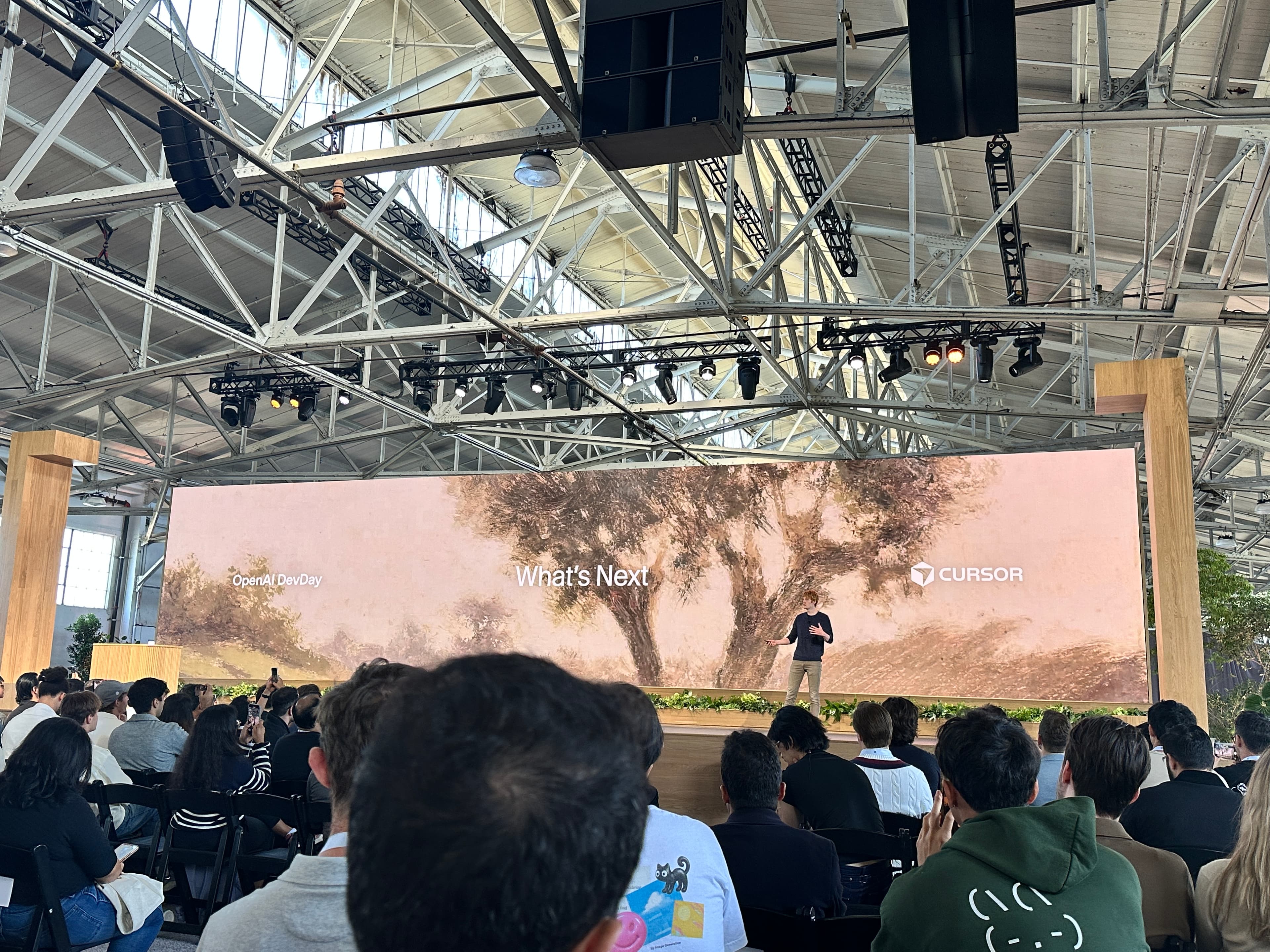 Michael Truell presenting